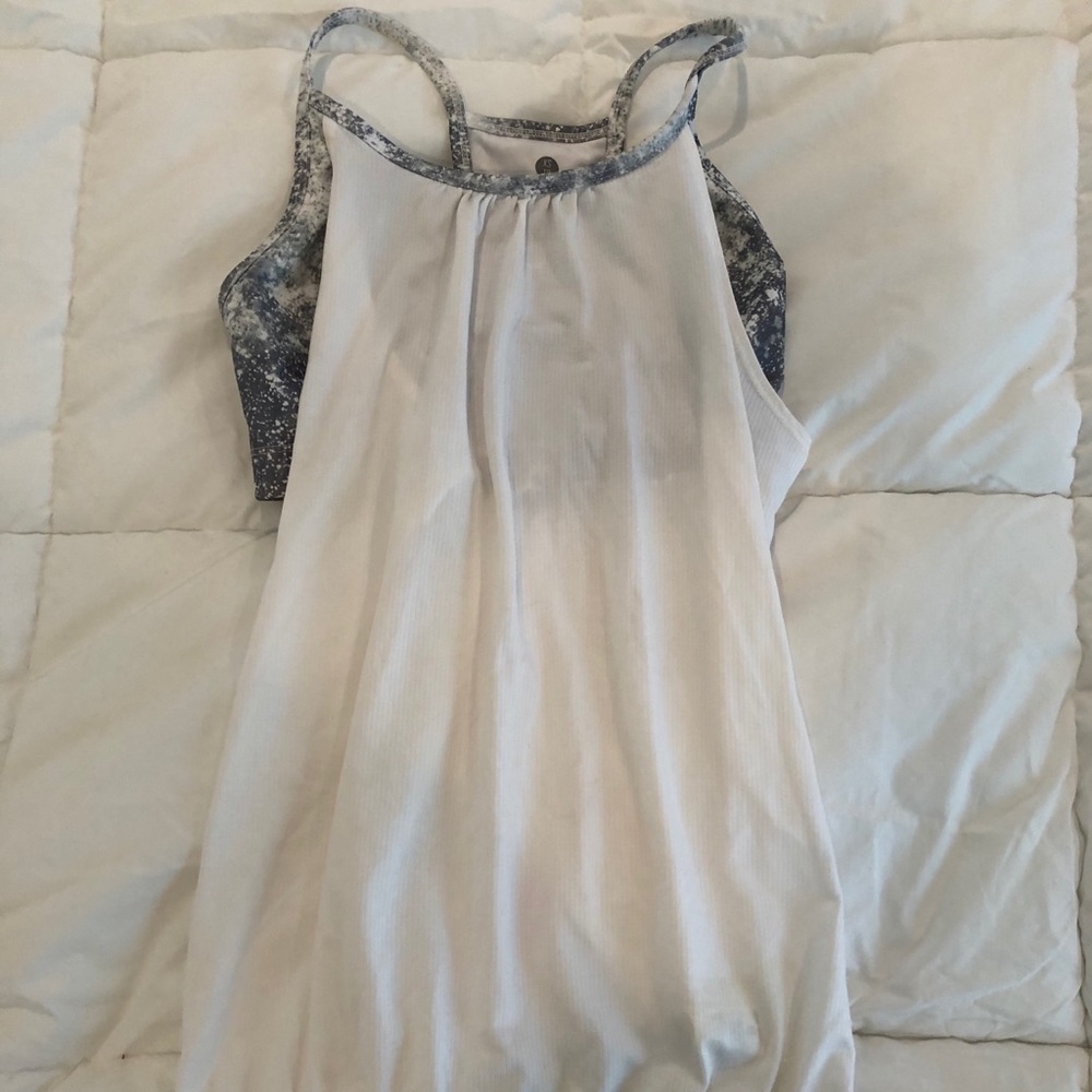 White Workout Tank Top